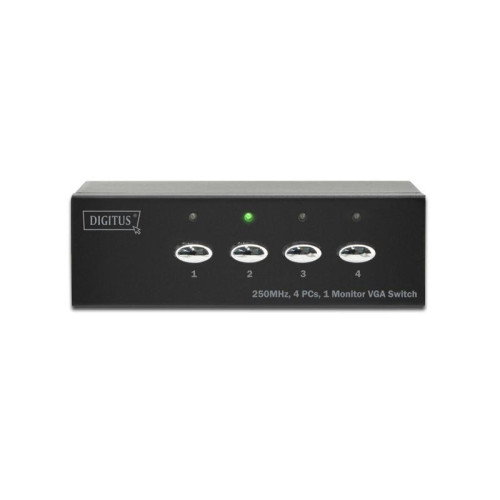 Przełącznik/Switch VGA 4-portowy, 250MHz 1080p 60Hz FHD-721036