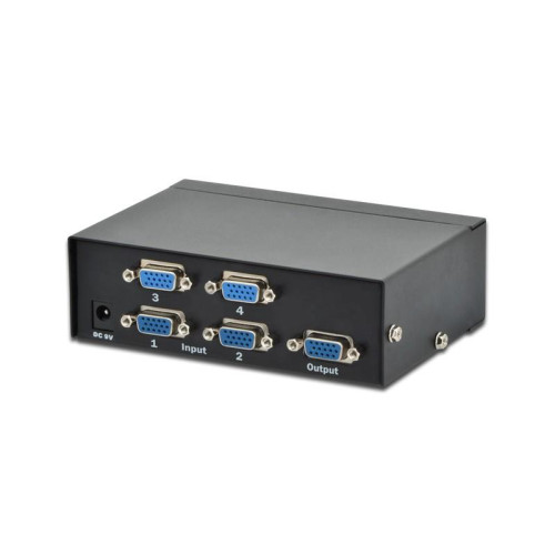 Przełącznik/Switch VGA 4-portowy, 250MHz 1080p 60Hz FHD-721037