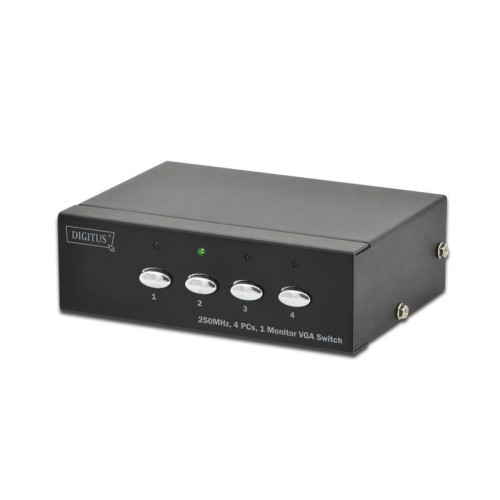 Przełącznik/Switch VGA 4-portowy, 250MHz 1080p 60Hz FHD-721038