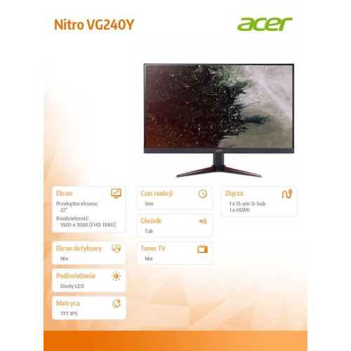 Monitor 24 Nitro VG240Ybmiix-722527