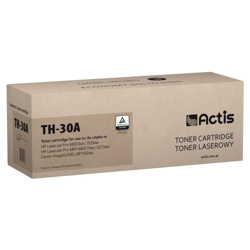 Actis TH-30A Toner (zamiennik HP 30A CF230A; Standard; 1600 stron; czarny)-7228197