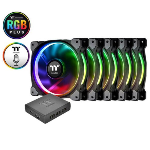 Riing 14 RGB Plus TT Premium Edition 5 Pack (5x140mm, 500-1400 RPM) -723080