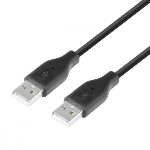 Kabel USB AM-AM 1.8m czarny -725047