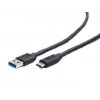 Kabel USB 3.0 typ C AM/CM/0.1m/czarny-726601