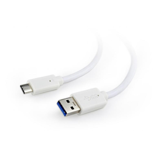 Kabel USB 3.0 typ C AM/CM/0.1m/biały