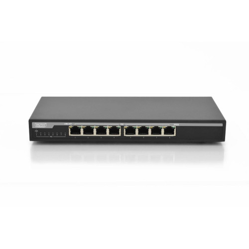 Switch Gigabit Desktop 8-portowy, 8x10/100/1000Mbps PoE+ af/at 135W, Metalowa obudowa-732134