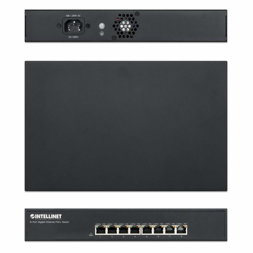 INTELLINET GIGABIT SWITCH 8X 10/100/1000 RJ45 POE+ 140W 19 RACK 560641-7360251