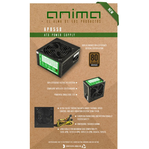 ANIMA APB550W 80PLUS-738744