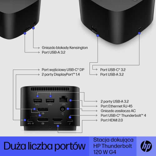 Stacja dokujaca HP Thunderbolt Dock G4 USB-C 120W-7392628