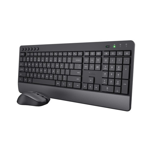 Klawiatura i mysz TRUST TREZO WIRELESS DESKSET ECO US-7435604