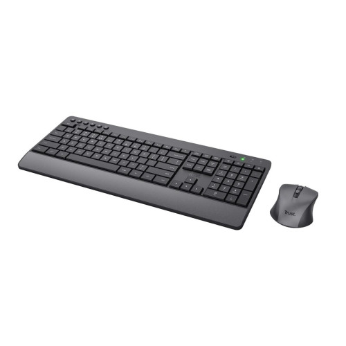 Klawiatura i mysz TRUST TREZO WIRELESS DESKSET ECO US-7435608