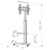 TECHLY STOJAK MOBILNY NA TELEWIZOR LED/LCD 37-70 C-7446676