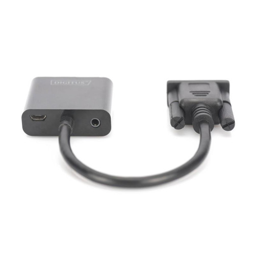 Konwerter/adapter audio-video VGA do HDMI, 1080p FHD, z audio 3.5mm MiniJack-745133