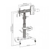 TECHLY MOBILNY STOJAK NA TELEWIZOR LED/LCD 32-65 C-7472141
