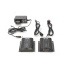 Przedłużacz/Extender HDMI do 50m po skrętce Cat.6/7 UTP, 1080p 60Hz FHD, HDCP 1.2, IR, audio (zestaw)-747602