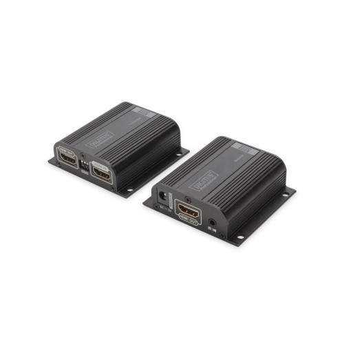 Przedłużacz/Extender HDMI do 50m po skrętce Cat.6/7 UTP, 1080p 60Hz FHD, HDCP 1.2, IR, audio(zestaw)-747599
