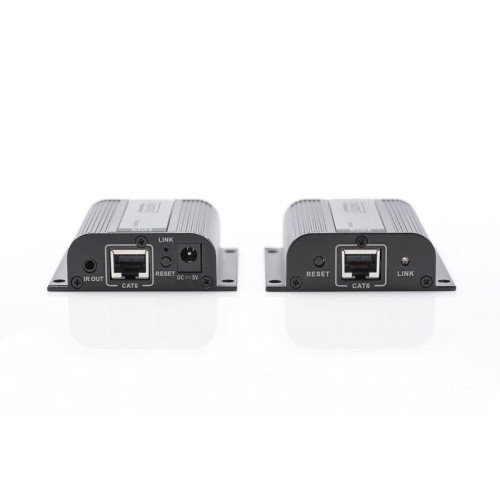 Przedłużacz/Extender HDMI do 50m po skrętce Cat.6/7 UTP, 1080p 60Hz FHD, HDCP 1.2, IR, audio(zestaw)-747600