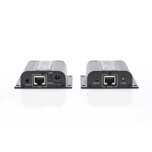 Przedłużacz/Extender HDMI do 50m po skrętce Cat.6/7 UTP, 1080p 60Hz FHD, HDCP 1.2, IR, audio (zestaw)-747600