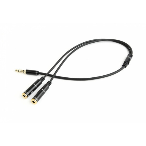Adapter audio mikrofon 3.5mm minijack, 4PIN, 0.2m -751455