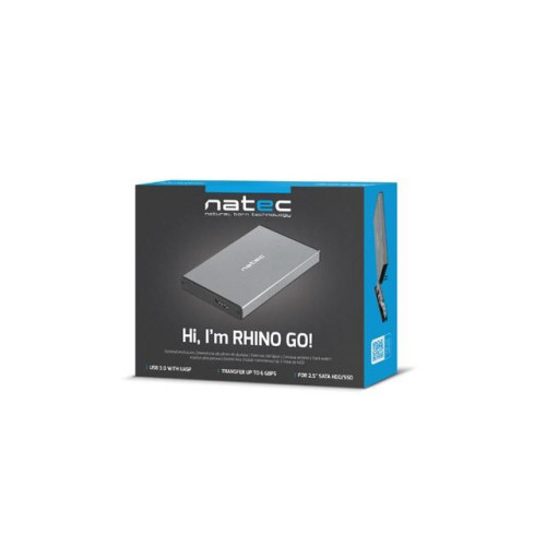 Kieszeń zewnętrzna HDD/SSD Sata Rhino Go 2,5 USB 3.0 szara-752487