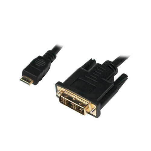 Kabel mini HDMI - DVI-D M/M 1m, czarny-752530