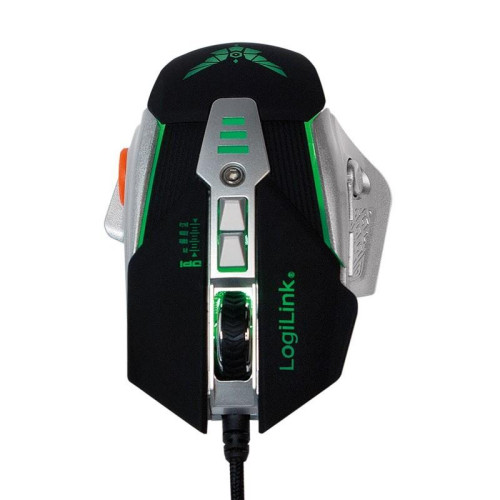 Mysz optyczna dla graczy 2400dpi odważniki LED-752999