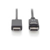 Kabel adapter DisplayPort 1.2 z zatrzaskiem 4K 60Hz UHD Typ DP/HDMI A M/M czarny 1m-753388