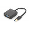 Adapter graficzny VGA 1080p FHD na USB 3.0, aluminiowy, czarny-753824