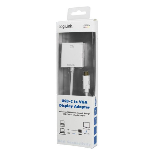 Adapter USB-C 3.1 do VGA 1080p,Mac OSX, Chrome OS-753071