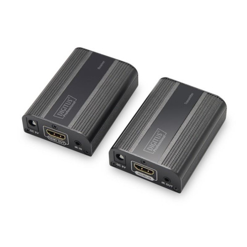 Przedłużacz/Extender HDMI do 30m/60m po skrętce Cat.6/7, 4K2K 60Hz UHD, HDCP 2.2, IR, audio (zestaw)-753493