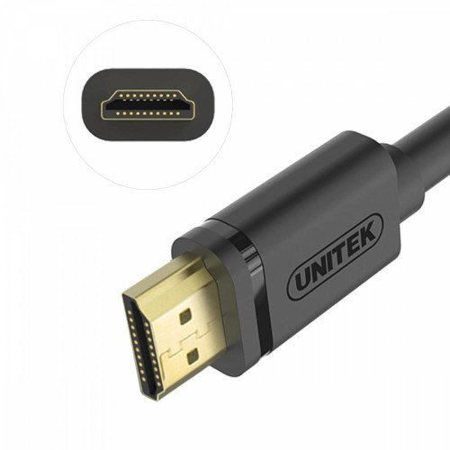 Kabel HDMI M/M 1,5m v2.0, pozłacany, Basic; Y-C137M -756833