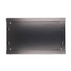 Szafka wisząca rack 6U 600x450 czarna szklane drzwi -758797