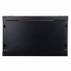 Szafa wisząca jednosekcyjna 19 cali 4U 279/600/450mm, drzwi szklane, (RAL 9004) Czarna-764588
