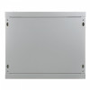 Szafa sieciowa wisząca 19 cali 9U rack 600x600, drzwi szyba, niedzielona, niezłożona, Szara-764623