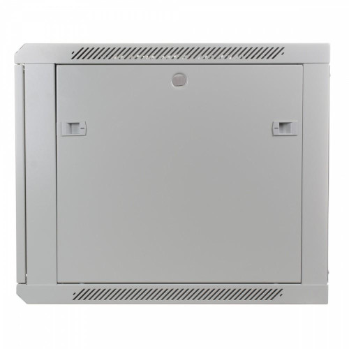 Szafa sieciowa wisząca 19 cali 9U rack 600x600, drzwi szyba, niedzielona, niezłożona, Szara-764621