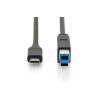 Kabel polaczeniowy USB 3.1 Gen.2 SuperSpeed+ 10Gbps Typ USB C/B M/M Power Delivery, czarny, 1,8m-766409