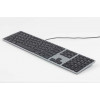 Klawiatura - aluminiowa Mac podświetlana RGB Space Gray -767617
