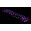Klawiatura aluminiowa Mac podświetlana RGB szara-767622