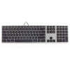 Klawiatura aluminiowa Mac podświetlana RGB szara-767624