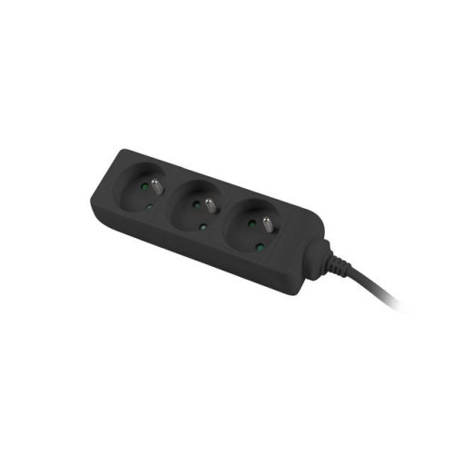 Listwa zasilająca 1,5m, czarna, 3 gniazda, kabel wykonany z pełnej miedzi-7812025