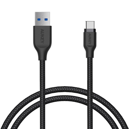 CB-AC1 nylonowy kabel Quick Charge USB C-USB 3.1 | FCP | AFC | 1.2m | 5 Gbps | 3A | 60W PD | 20V-769657