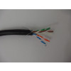 Kabel teleinformatyczny instalacyjny zewnętrzny żelowany kat.6, U/UTP, Fca, drut, AWG 23/1, PE, 305m, czarny, szpula-7