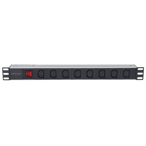 Listwa zasilająca rack 19 1U 110V-250V/10A 8 gniazd C13 kabel 2m-771261