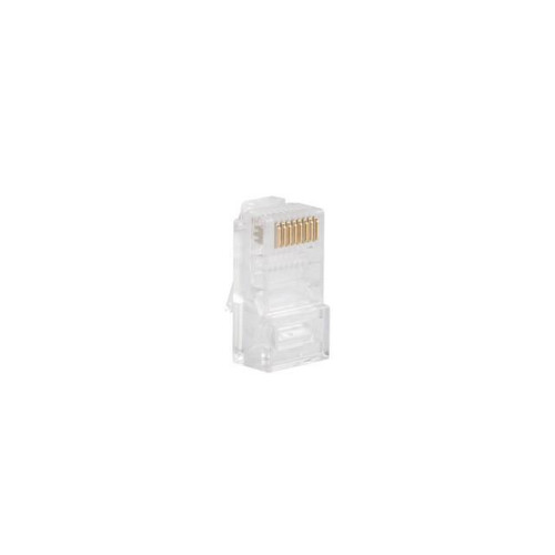 Wtyk sieciowy RJ45 8P8C kat.5E UTP (100szt) do linki i do drutu-7812201