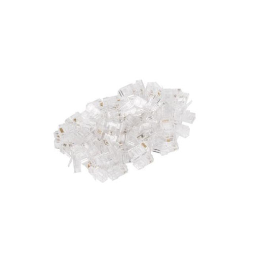 Wtyk sieciowy RJ45 8P8C kat.5E UTP (100szt) do linki i do drutu -771585