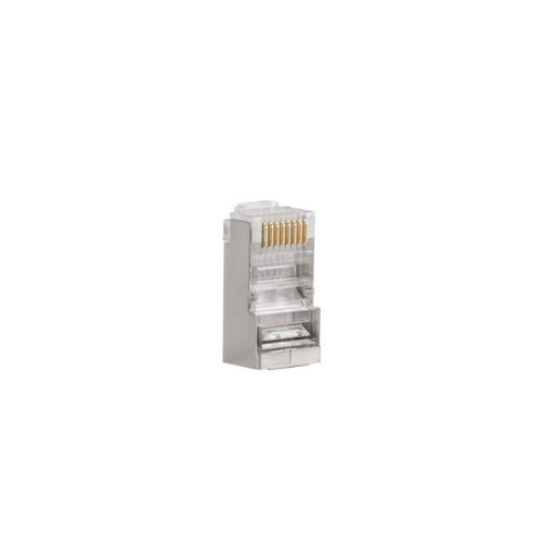 Wtyk sieciowy RJ45 8P8C kat.5E FTP (100szt) do linki i do drutu-7812209
