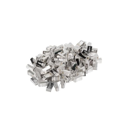 Wtyk sieciowy RJ45 8P8C kat.5E FTP (100szt) do linki i do drutu -771592