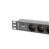 Listwa zasilająca Rack PDU 10 1U 3x PL 2m 10A czarna C14 -774601