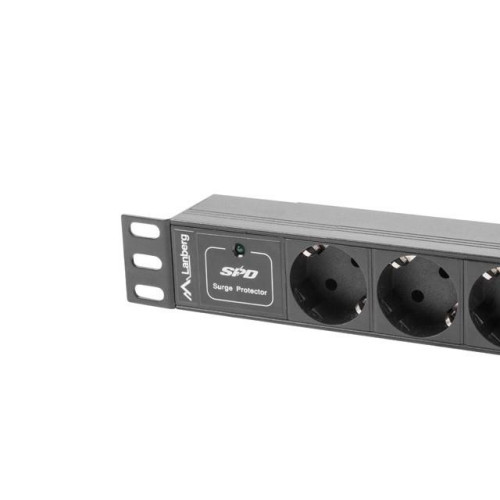 Listwa zasilająca Rack PDU 10 1U 3x Schuko 2m 10A czarna C14 -774609