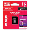 Karta microSDHC 16GB CL10 + adapter-776151